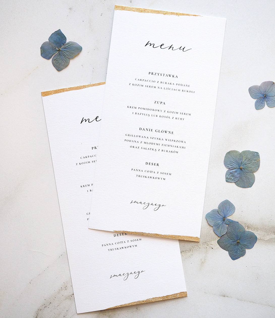 Menu Love Letter