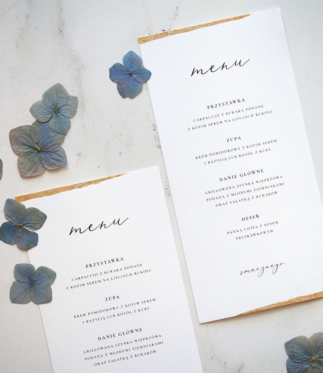 Menu Love Letter